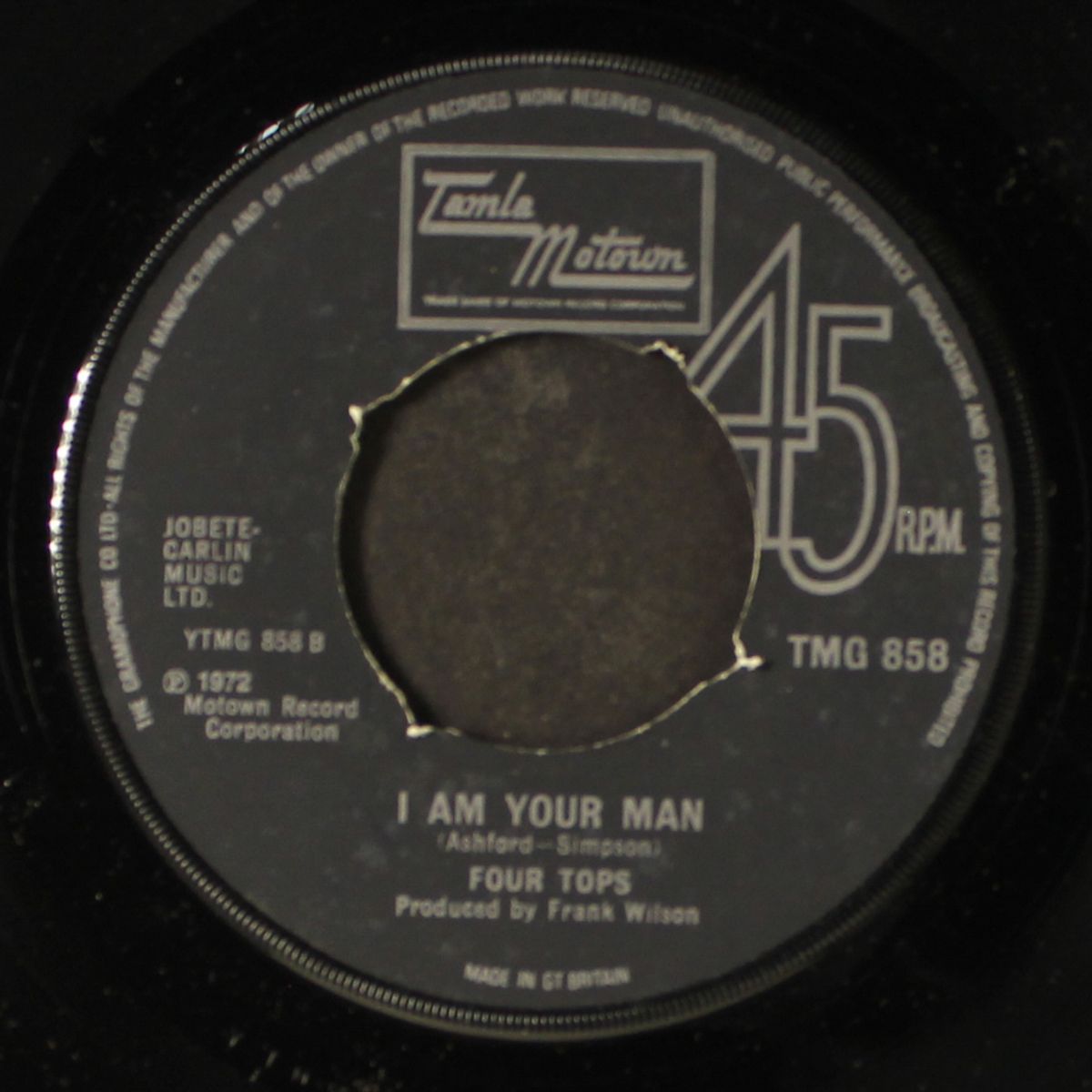 i am your man / i can't quit you love by FOUR TOPS