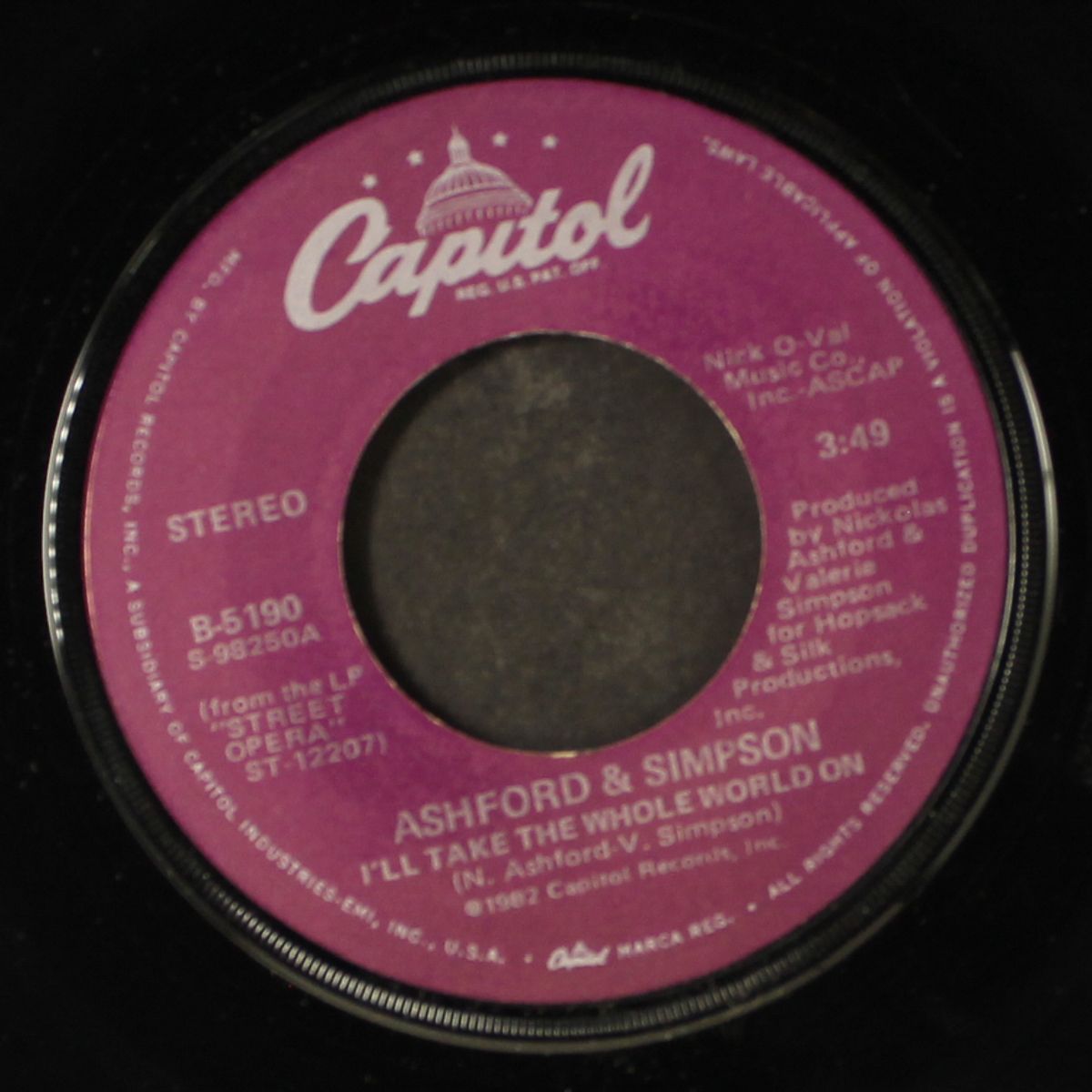 i'll take the whole world on / mighty mighty love by ASHFORD & SIMPSON
