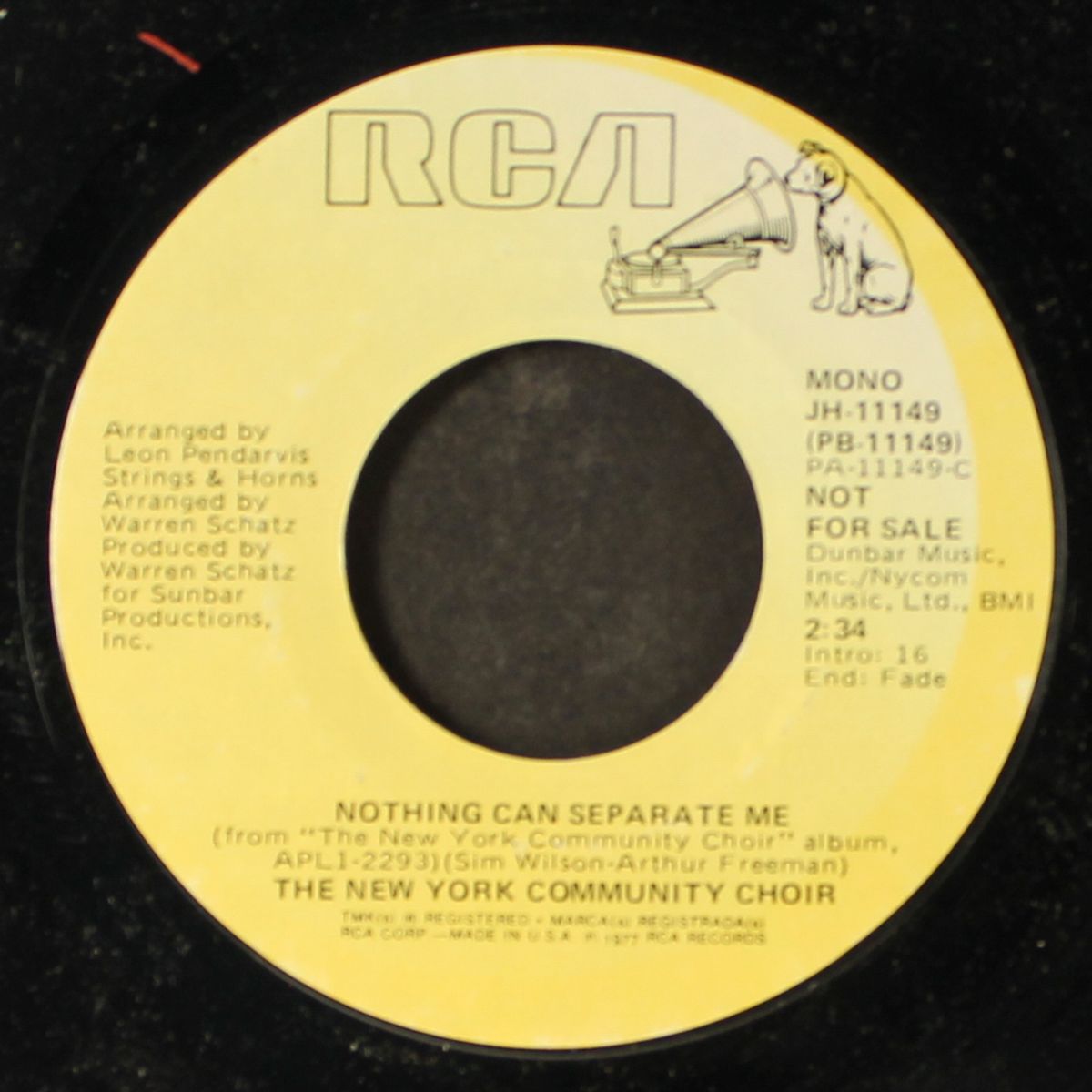 nothing can separate me by NEW YORK COMMUNITY CHOIR