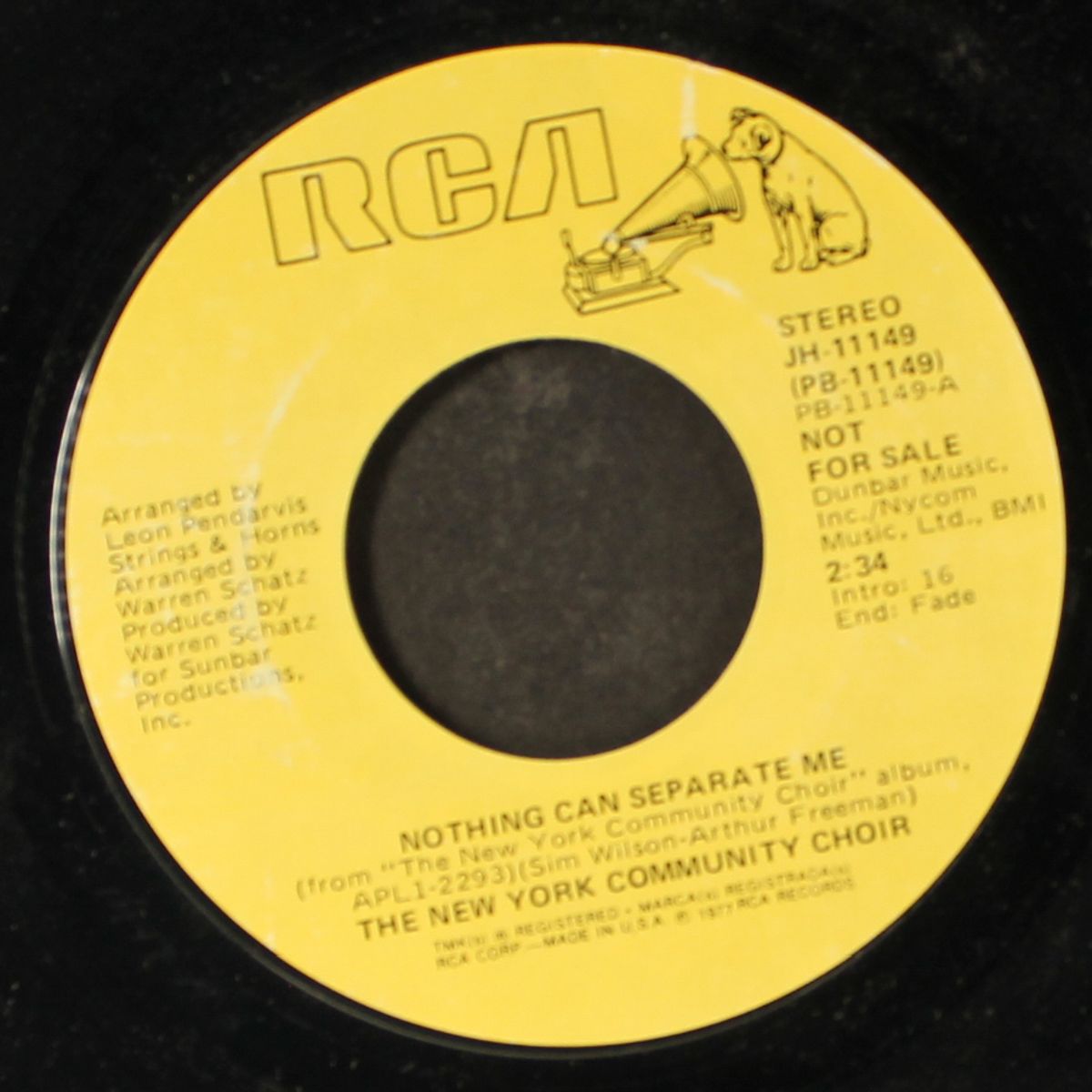 nothing can separate me by NEW YORK COMMUNITY CHOIR