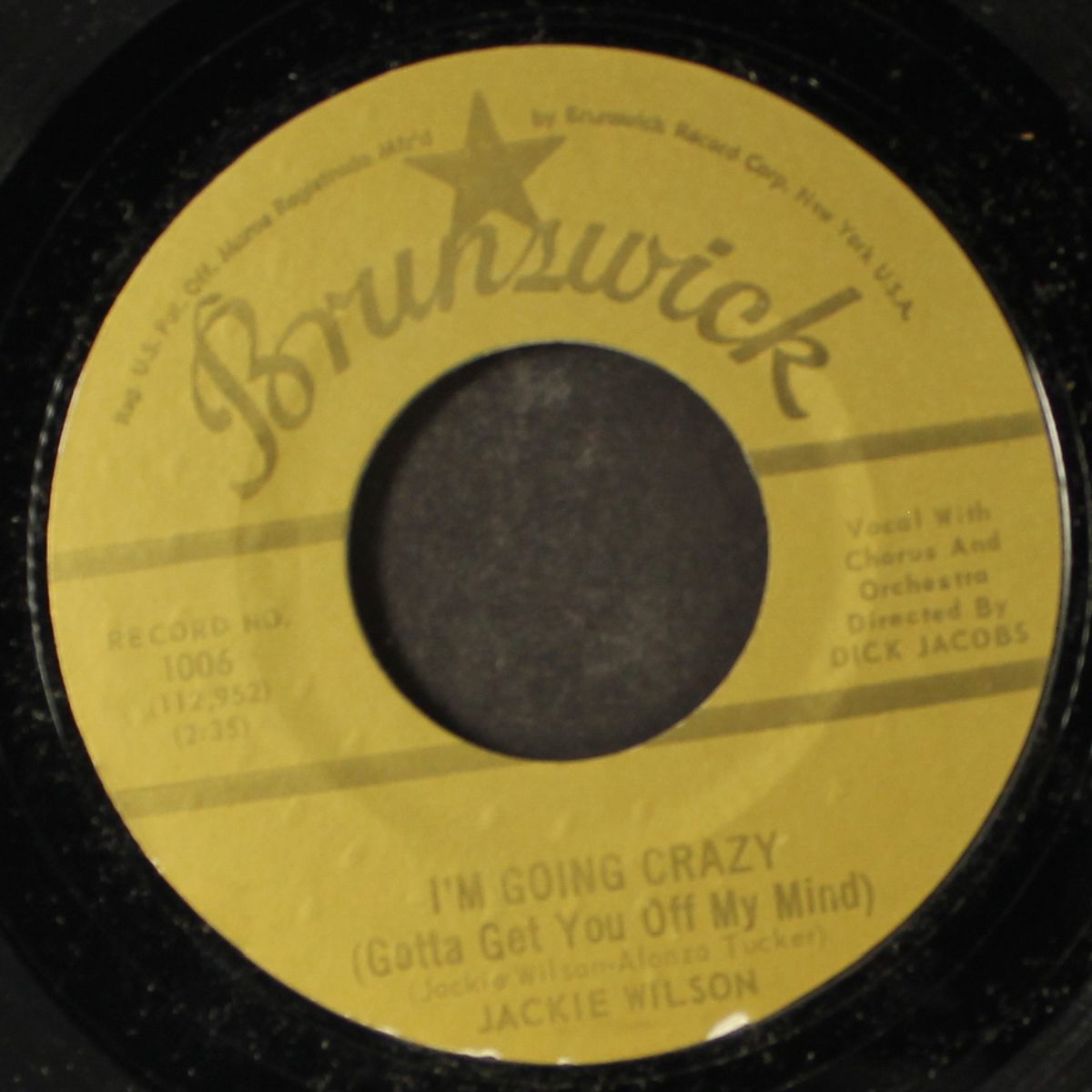 baby workout / i'm going crazy by JACKIE WILSON