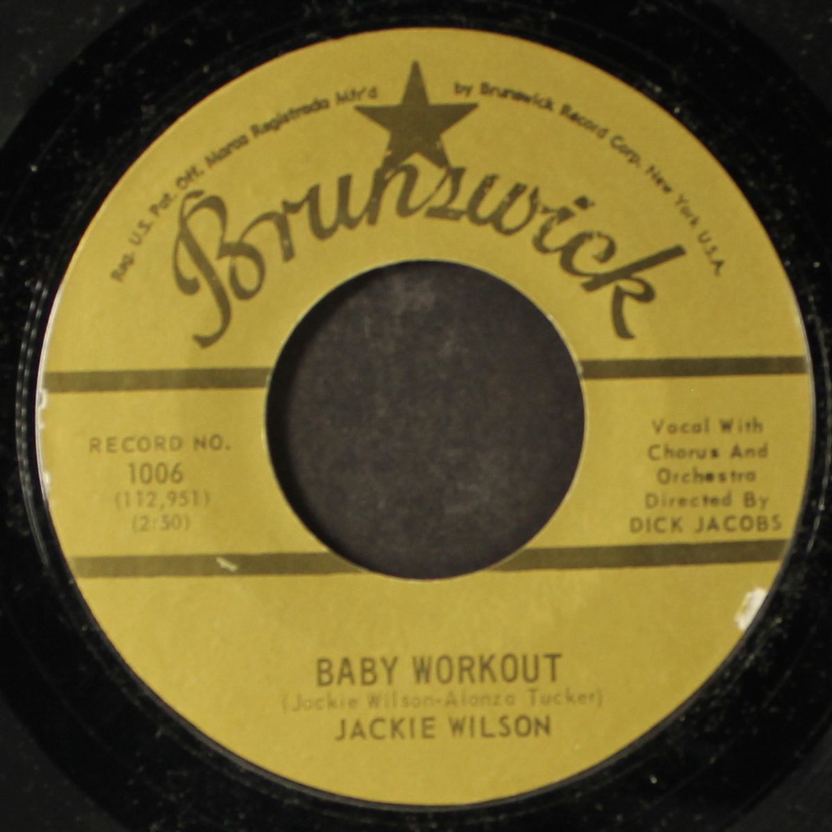 baby workout / i'm going crazy by JACKIE WILSON