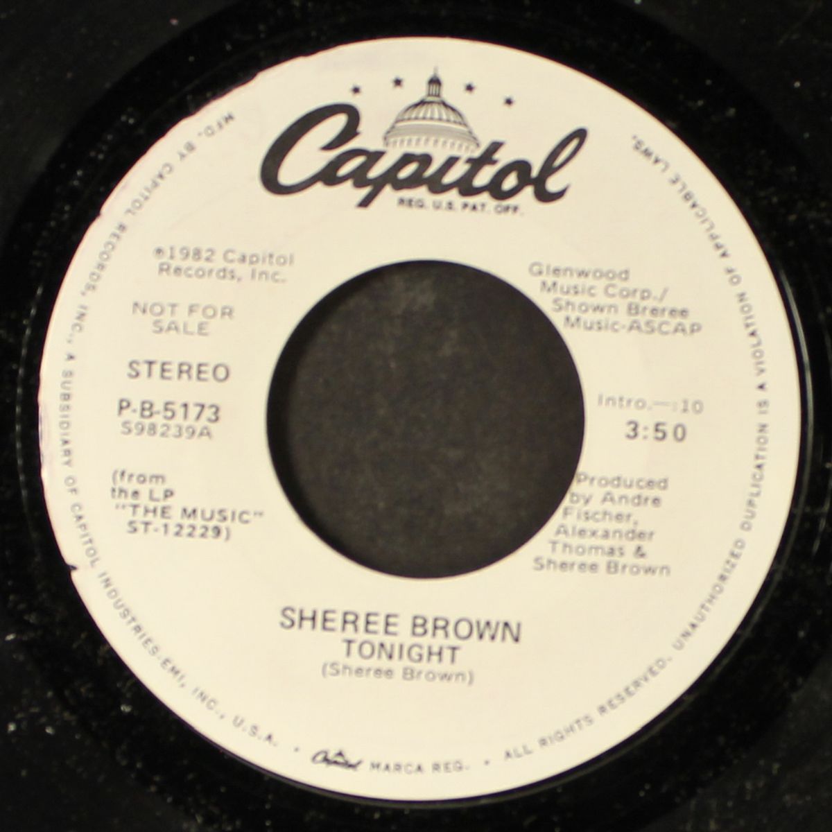 tonight by SHEREE BROWN