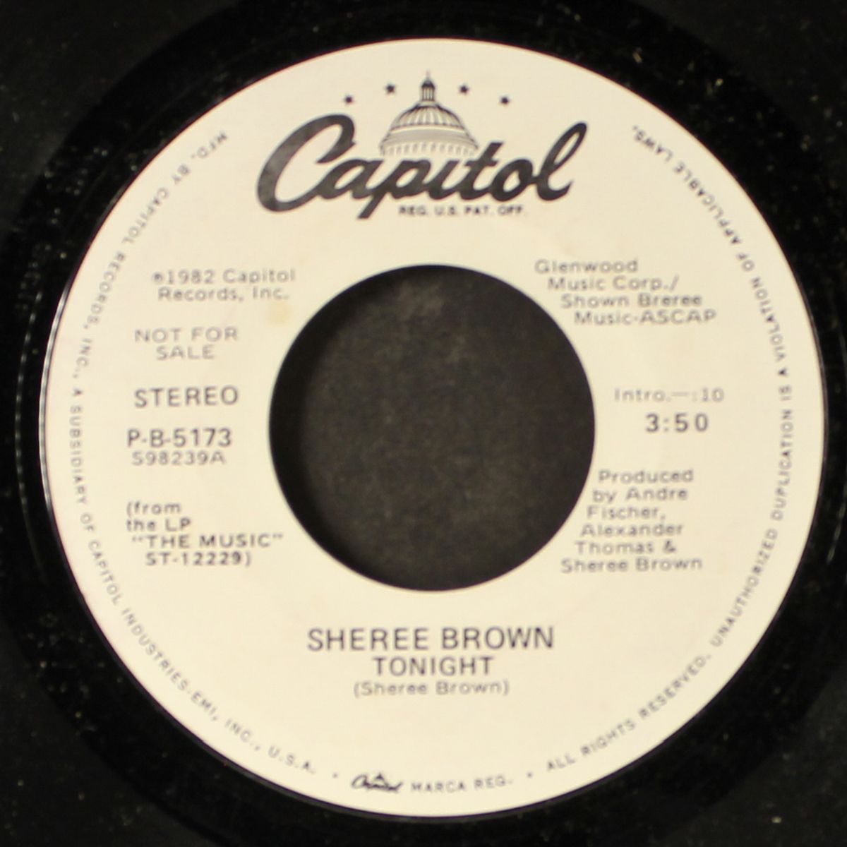 tonight by SHEREE BROWN