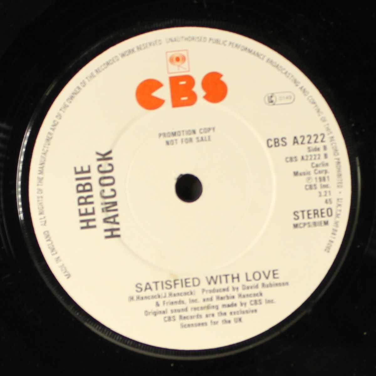 lite me up / satisifed with love by HERBIE HANCOCK
