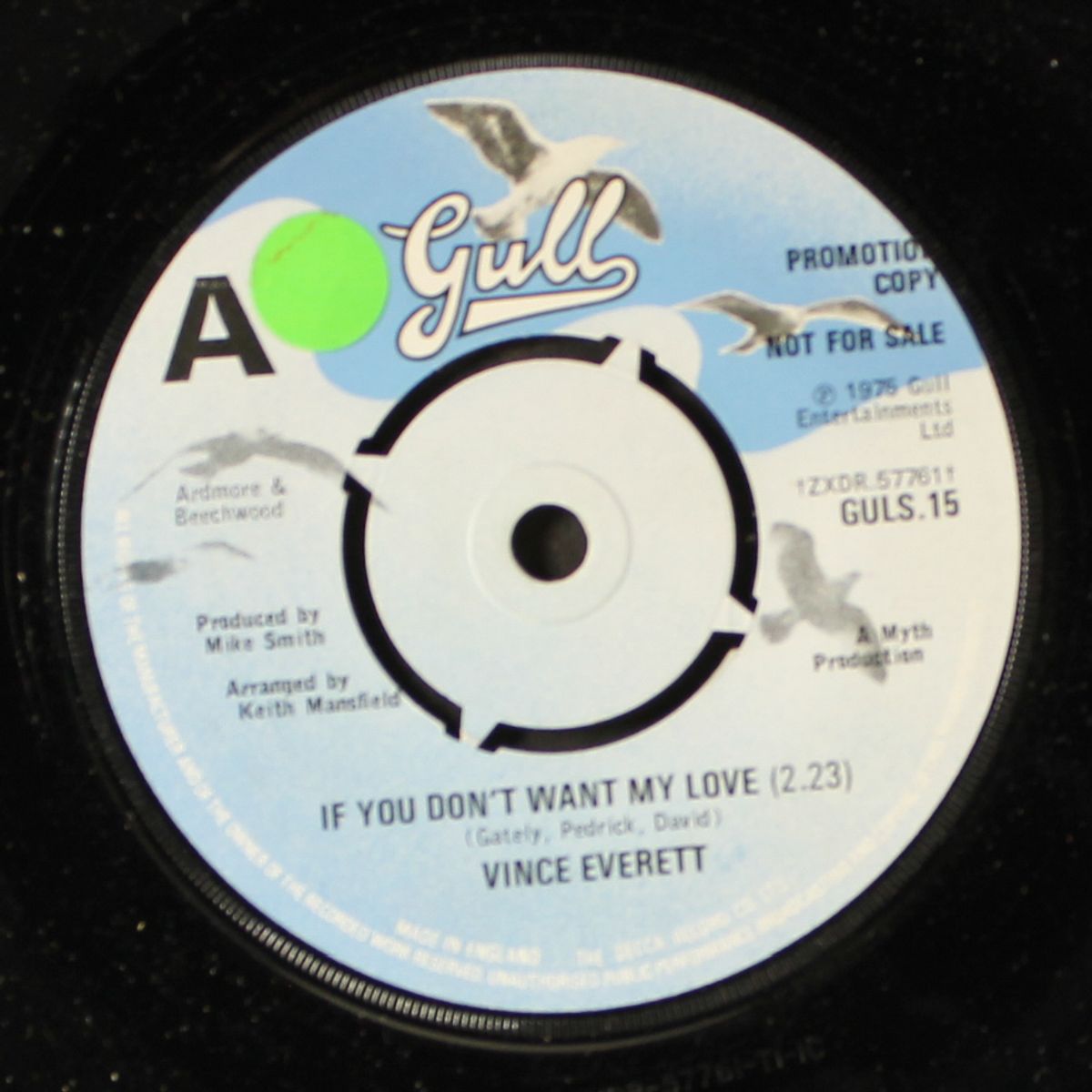 if you don't want my love by VINCE EVERETT