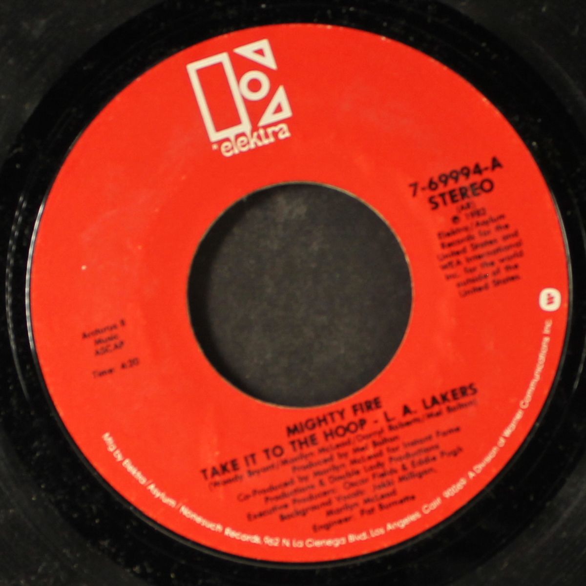 take it to the hoop, l.a. lakers / love fuzz by MIGHTY FIRE