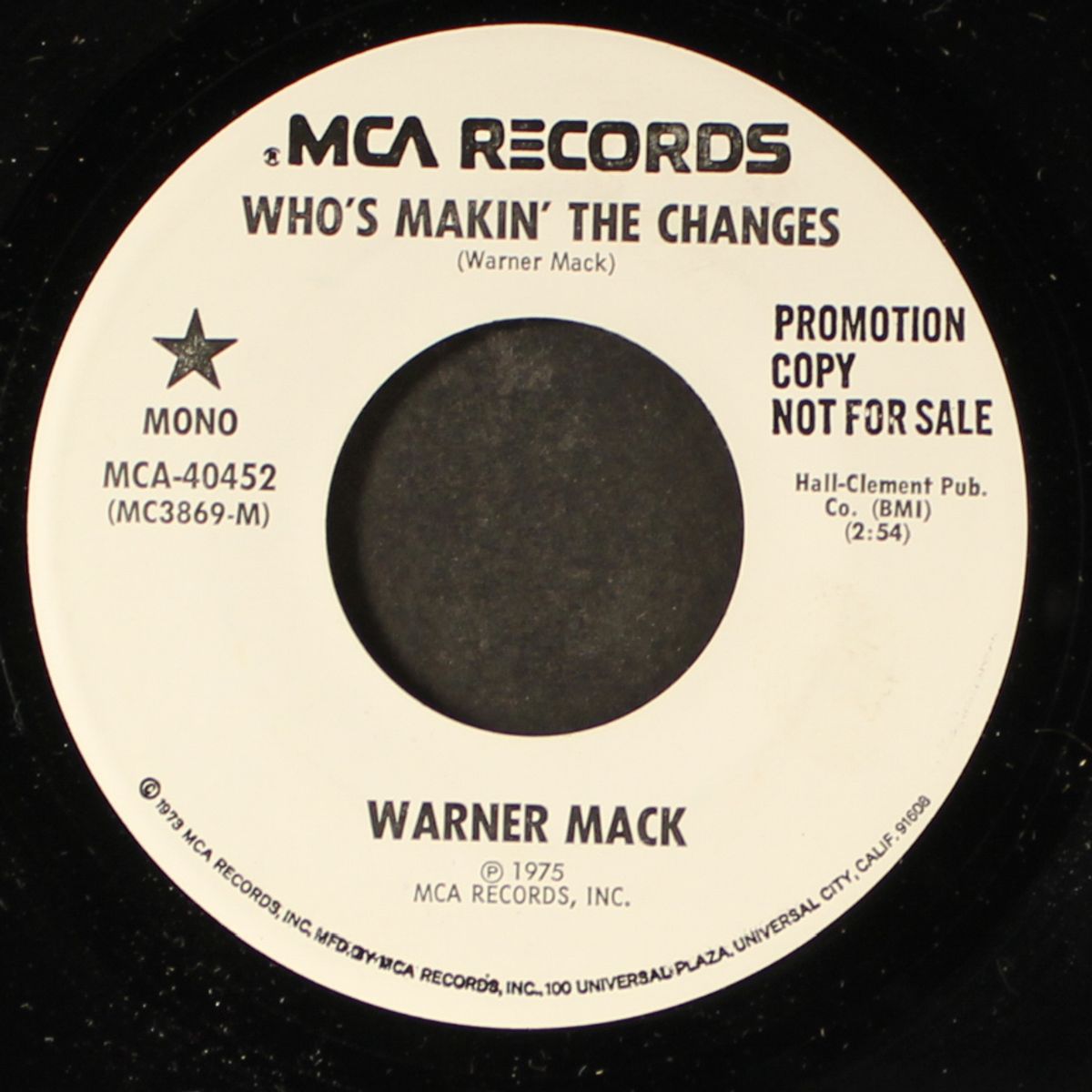 who's makin' changes by WARNER MACK