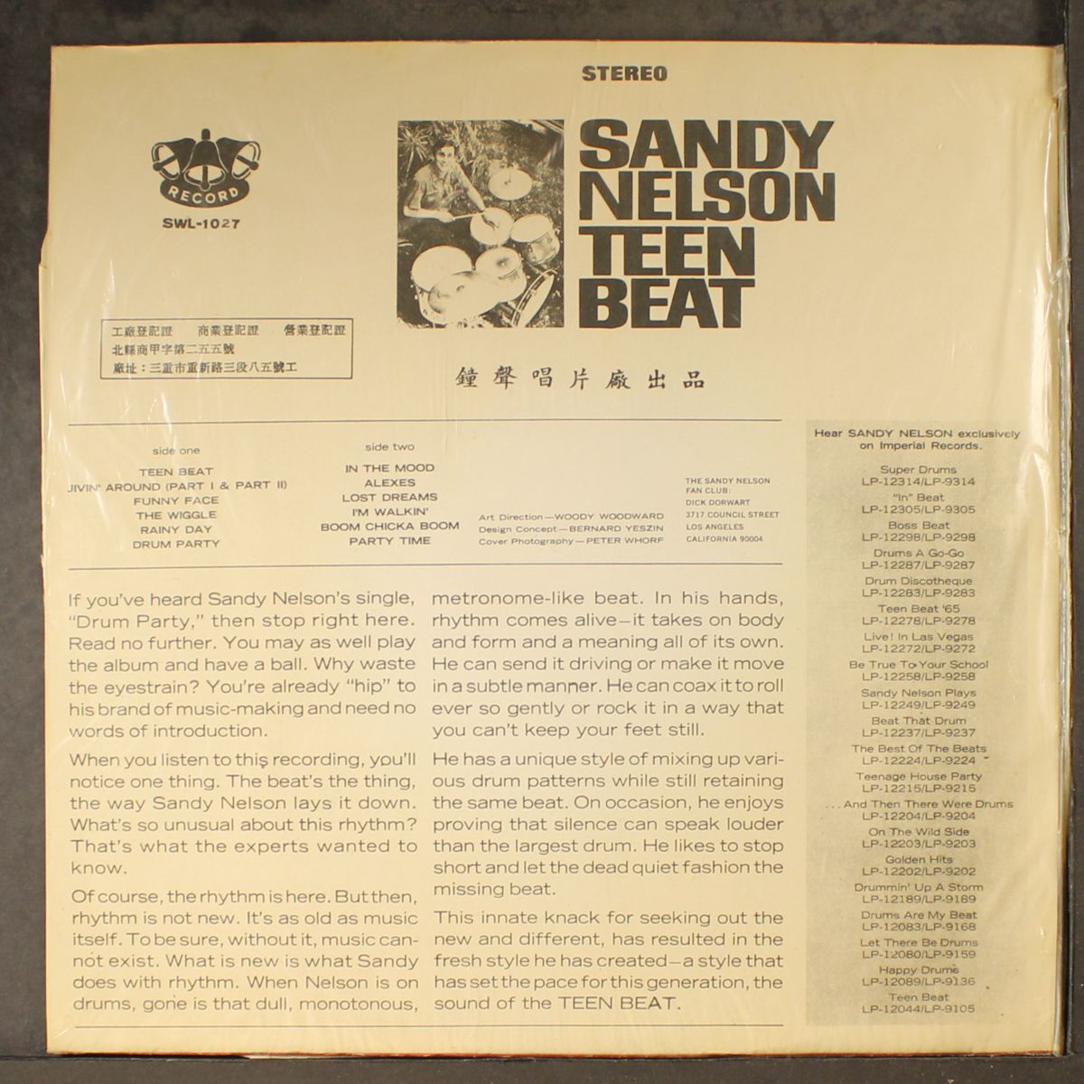 teen beat by SANDY NELSON
