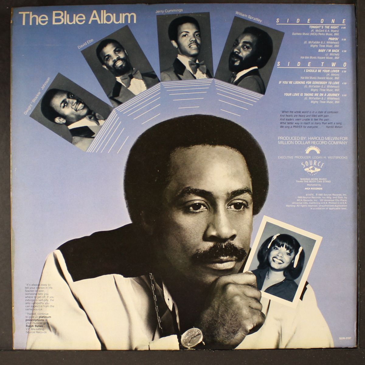 the blue album by HAROLD MELVIN & BLUE NOTES