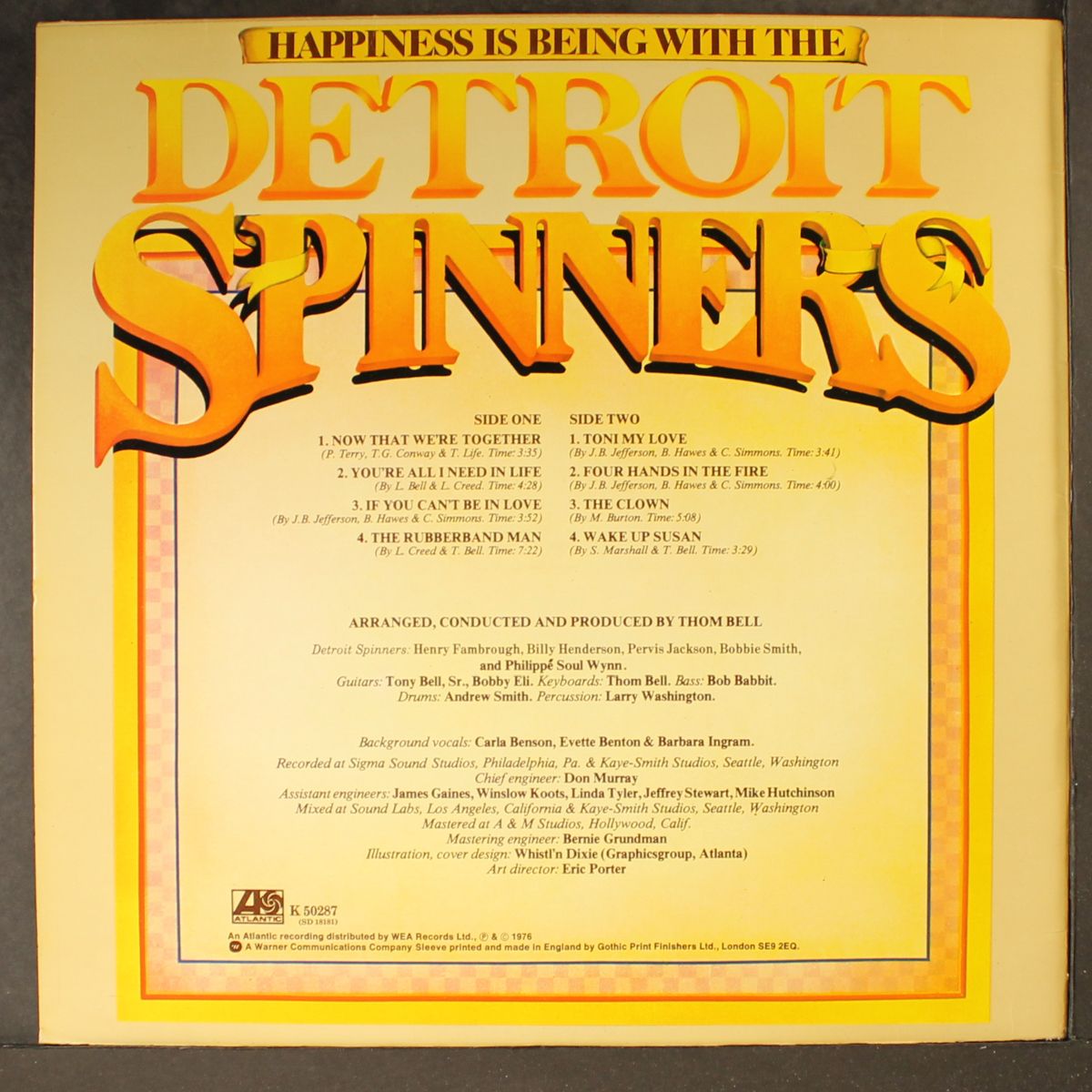 happiness is being with the by DETROIT SPINNERS