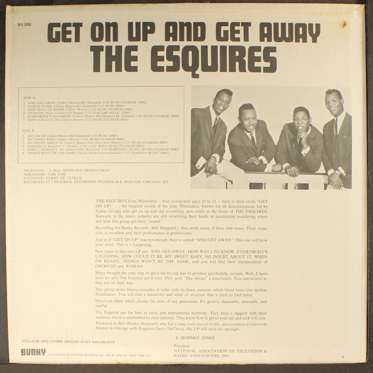 get on up and get away by ESQUIRES
