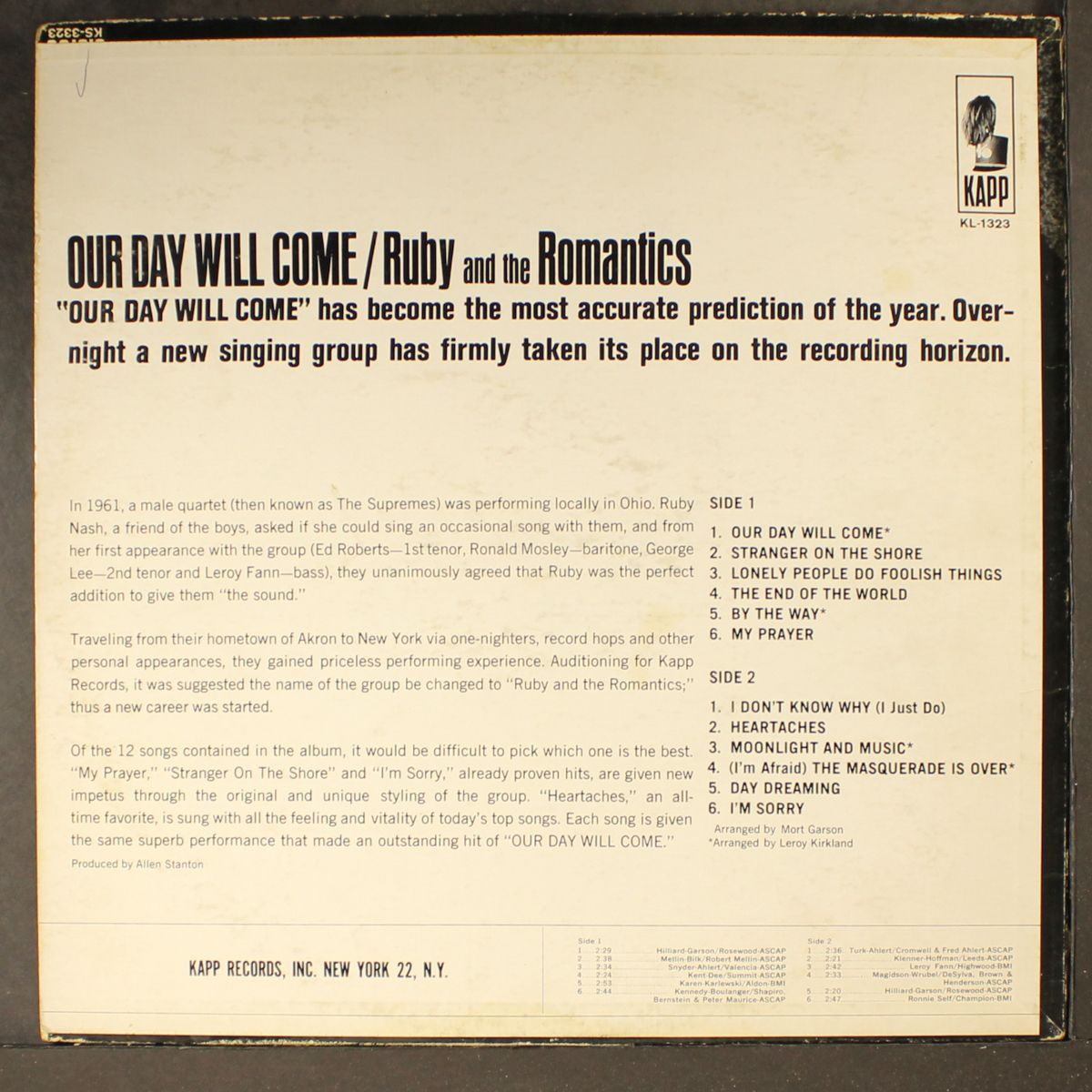 our day will come by RUBY & ROMANTICS