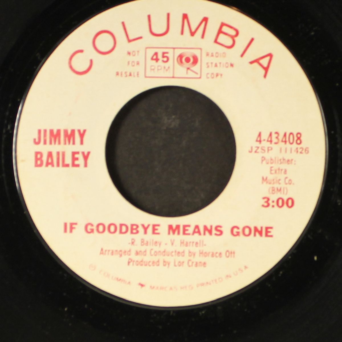 if goodbye means gone / hush by JIMMY BAILEY
