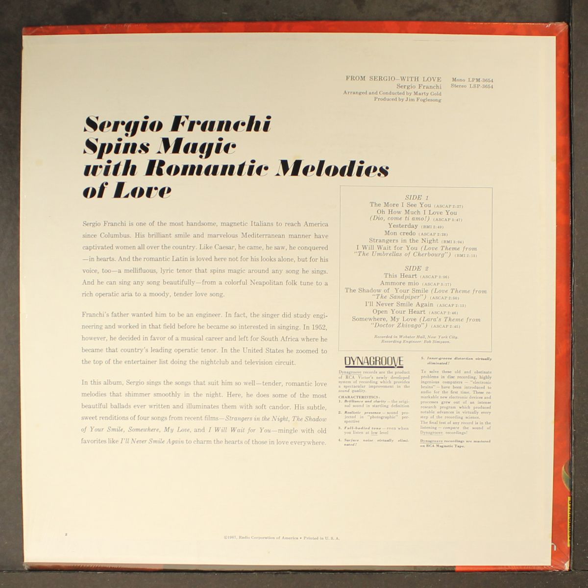 from sergio, with love by SERGIO FRANCHI