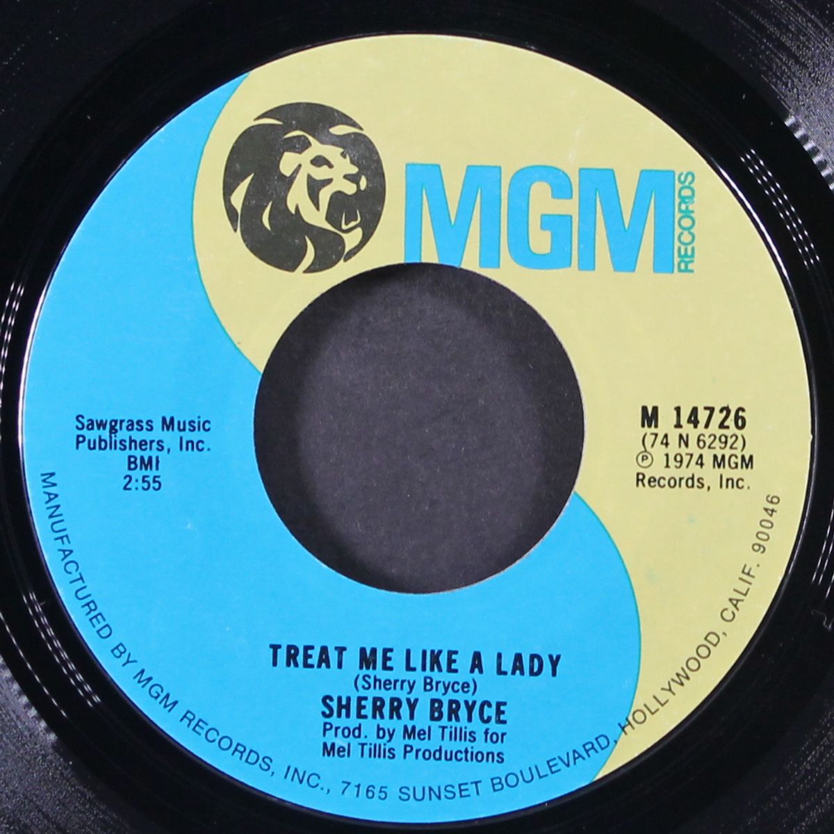 treat me like a lady / where love has died by SHERRY BRYCE