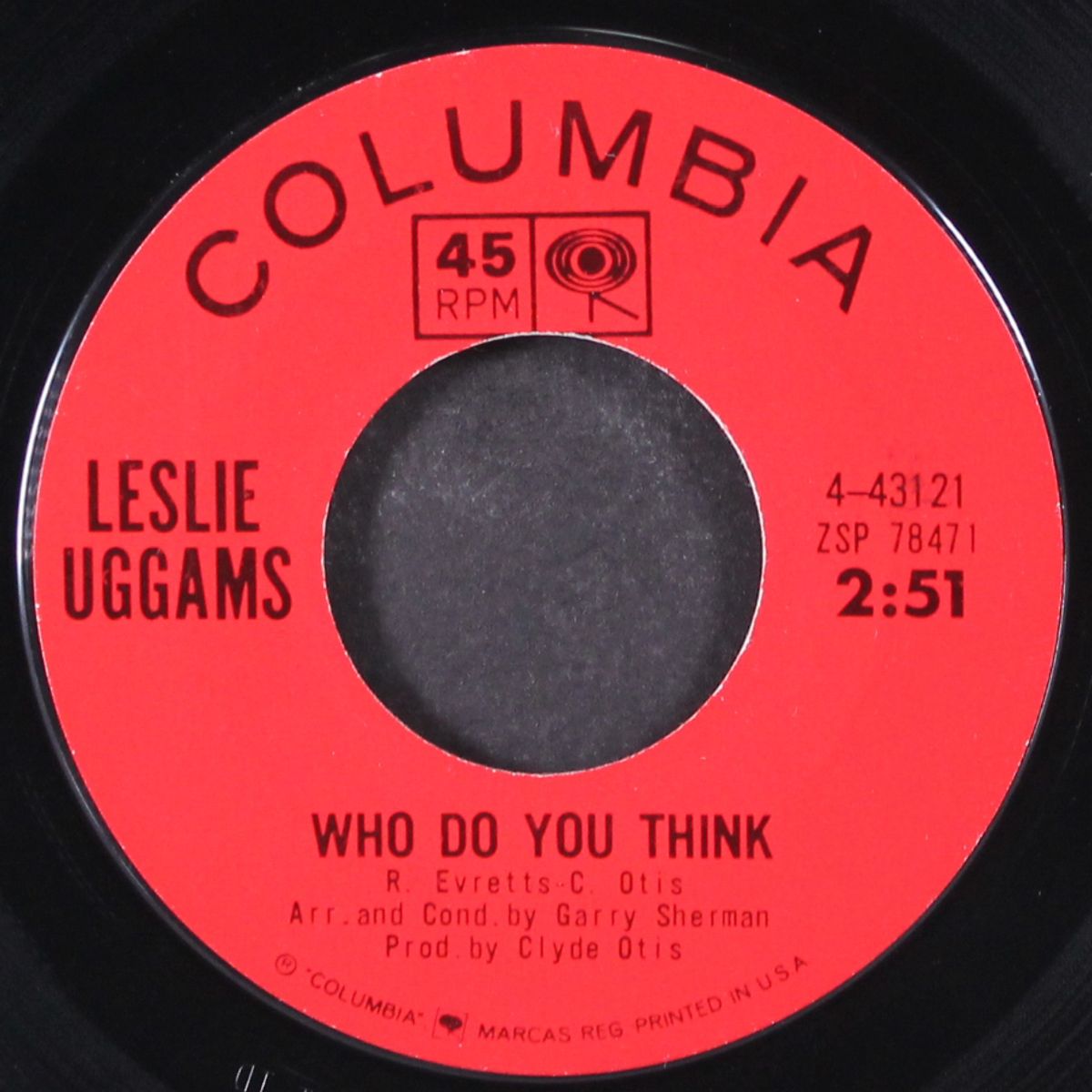 who do you think by LESLIE UGGAMS