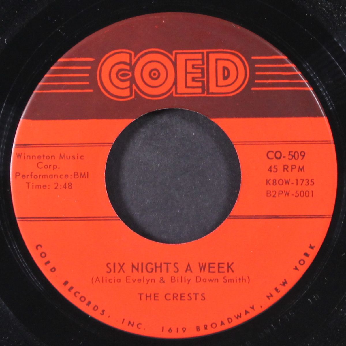six nights a week / i do by CRESTS