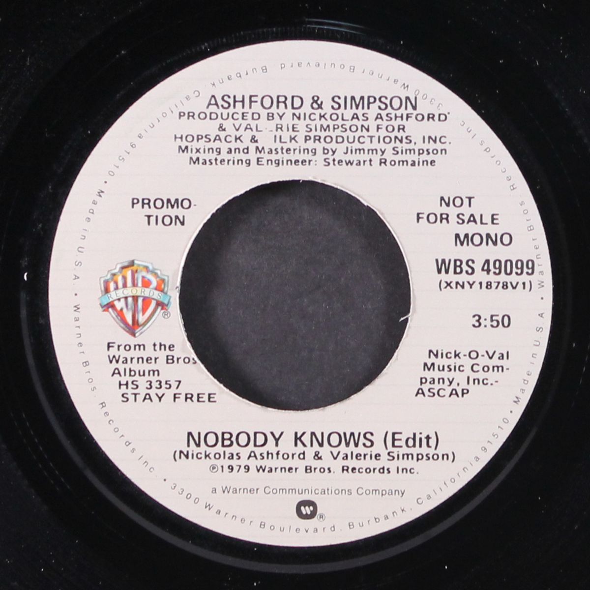 nobody knows / mono by ASHFORD & SIMPSON