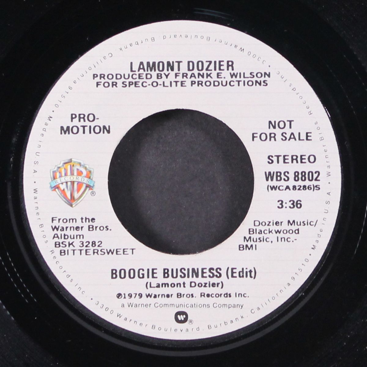 boogie business (edit) / mono by LAMONT DOZIER
