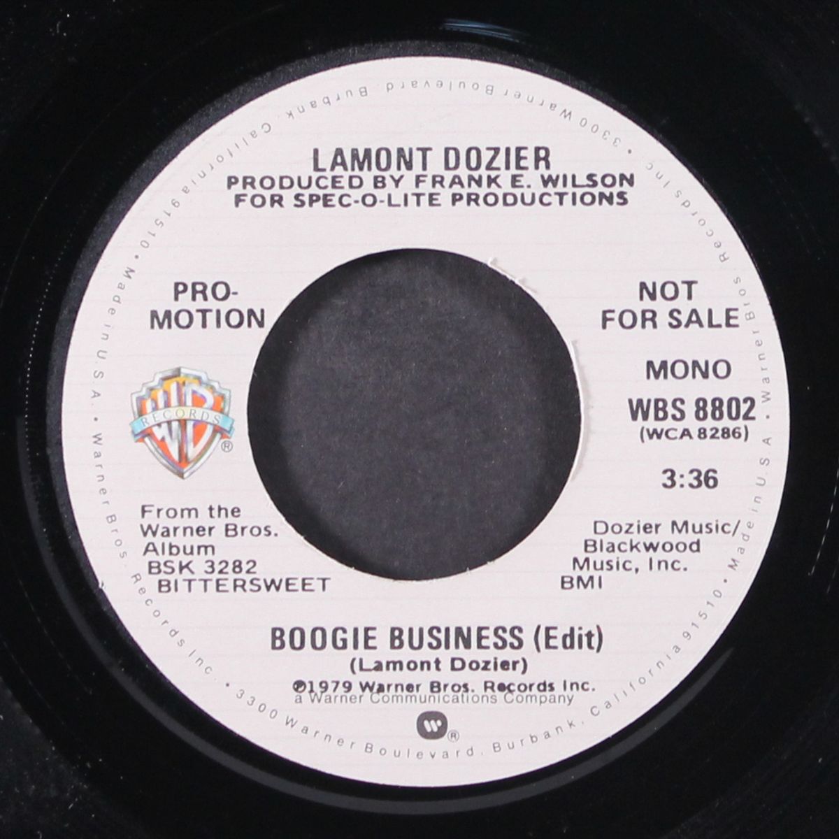 boogie business (edit) / mono by LAMONT DOZIER