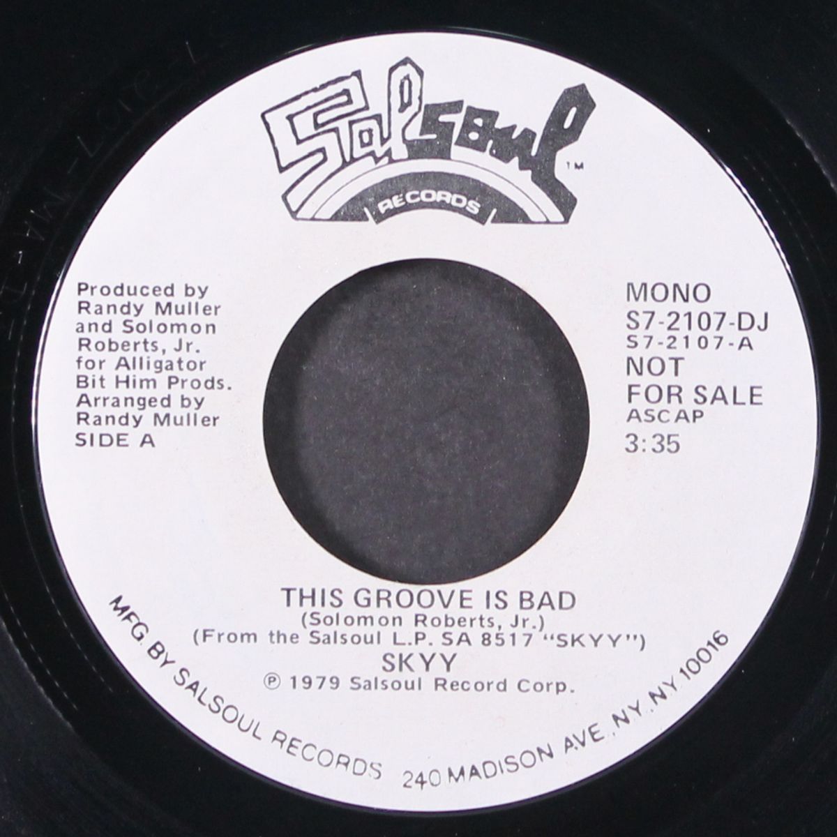the groove is bad / mono by SKYY