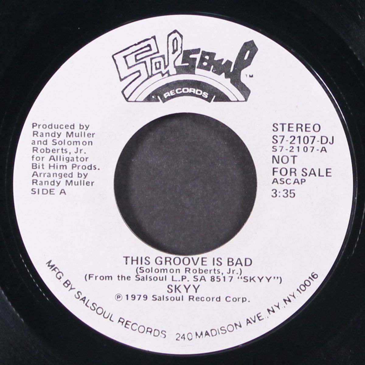 the groove is bad / mono by SKYY