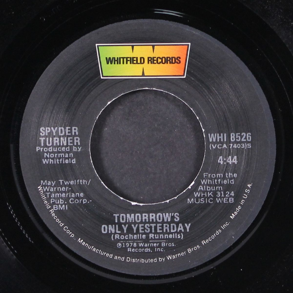 i've been waitin' / tommorow's only yesterday by SPYDER TURNER