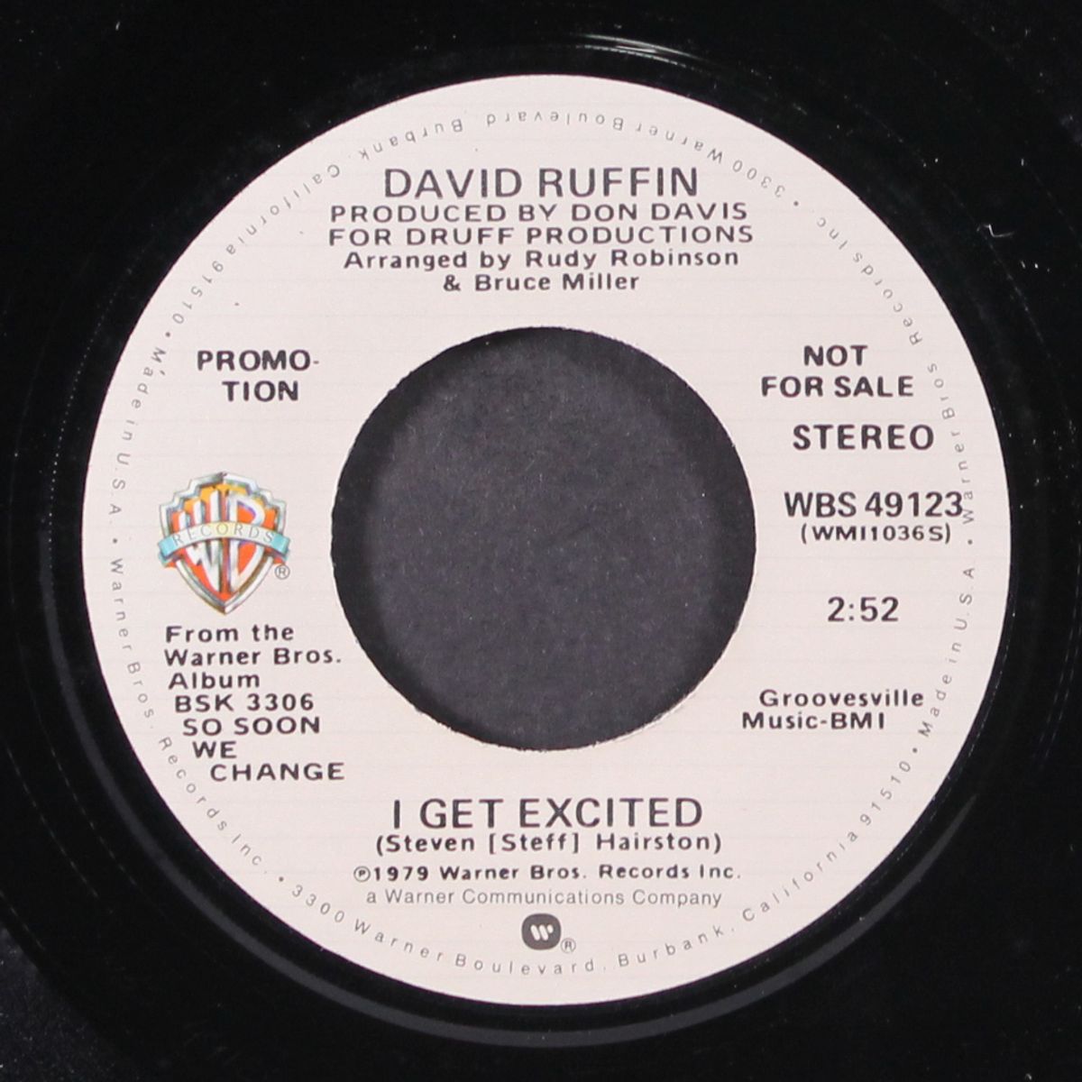 i get excited / mono by DAVID RUFFIN