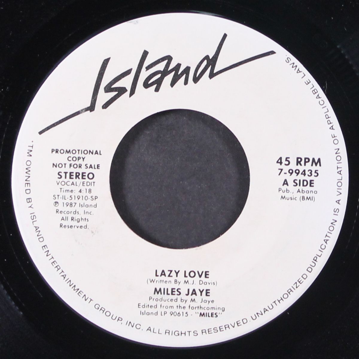 lazy love / same by MILES JAYE