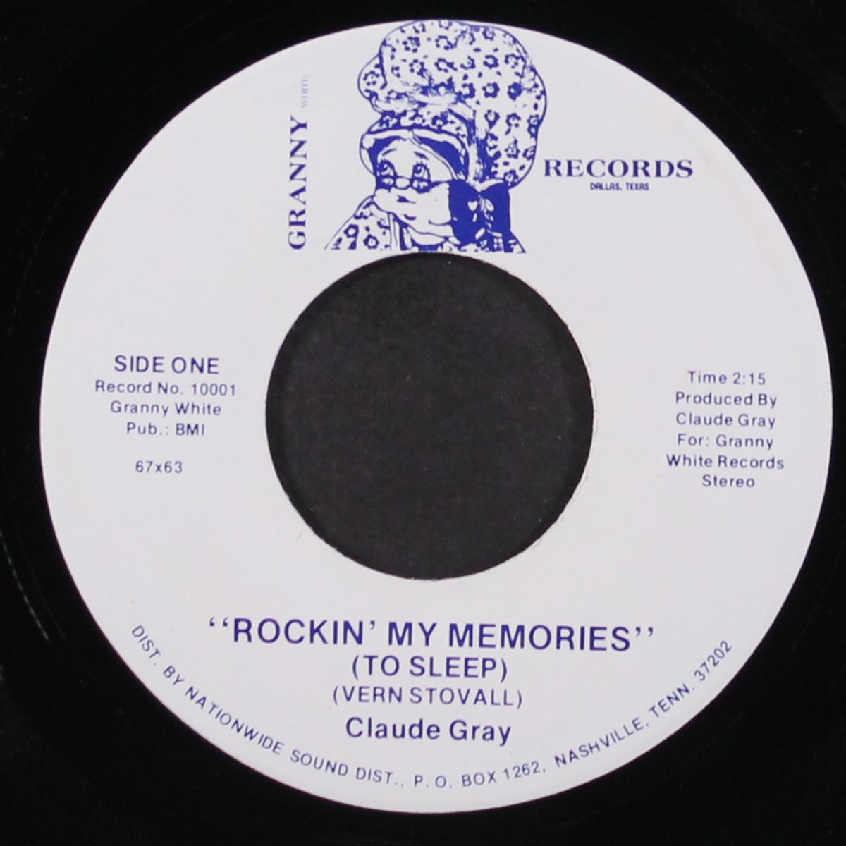 rockin' my memories (to sleep) / but that's all right by CLAUDE GRAY