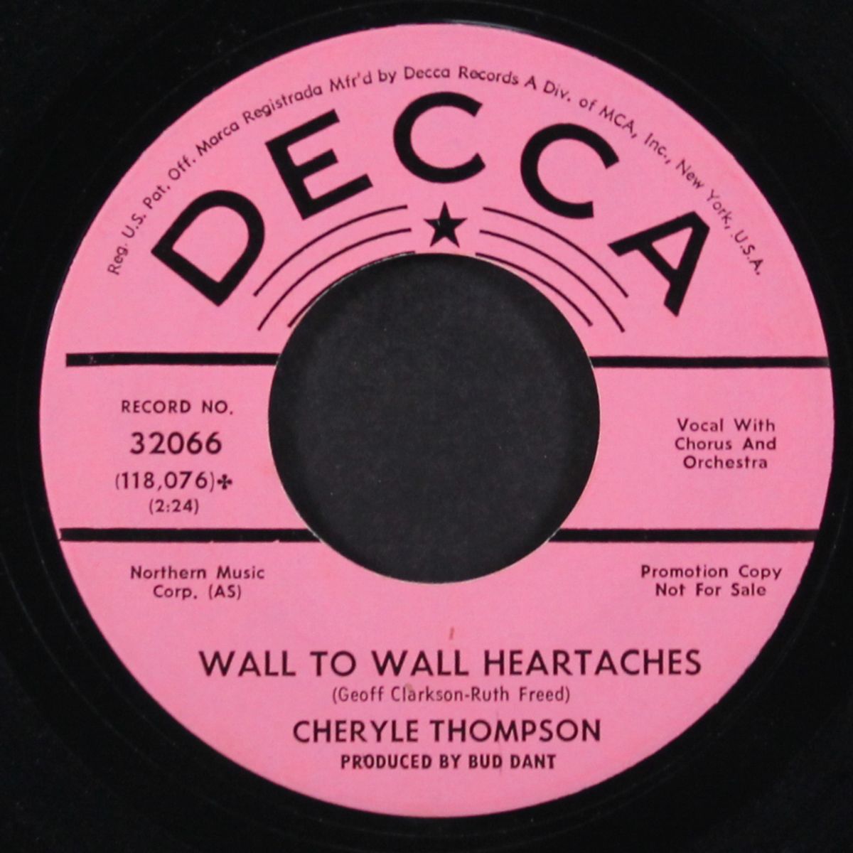 top twenty / wall to wall heartaches by CHERYLE THOMPSON