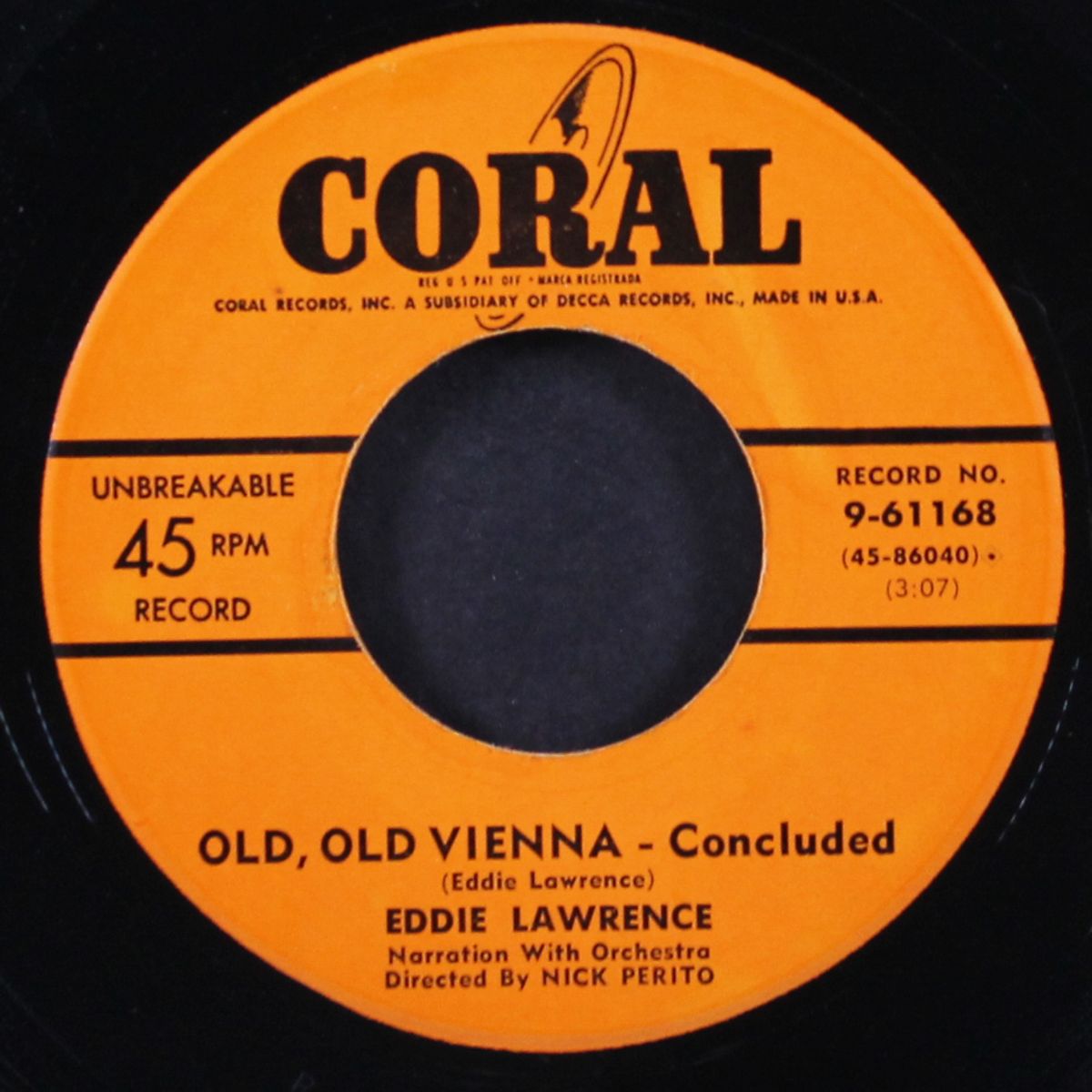 old, old vienna / concluded by EDDIE LAWRENCE