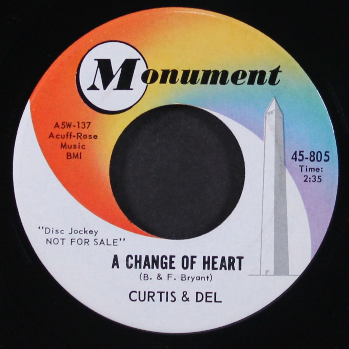 big wind / change of heart by CURTIS & DEL