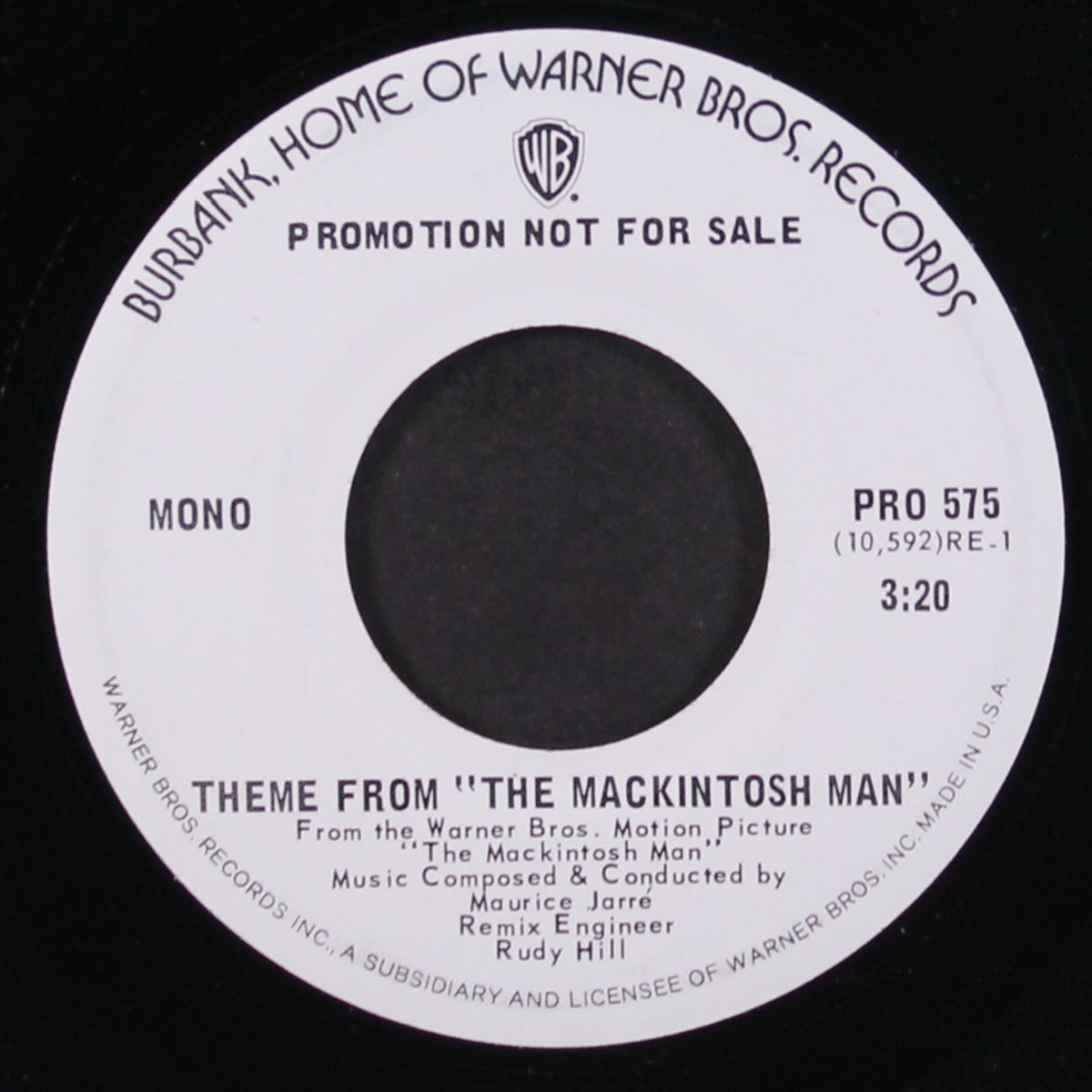 theme from the mackintosh man by MAURICE JARRE