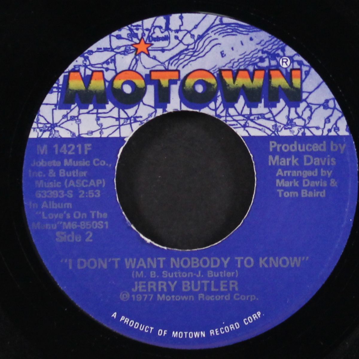chalk it up / don't want nobody to know by JERRY BUTLER