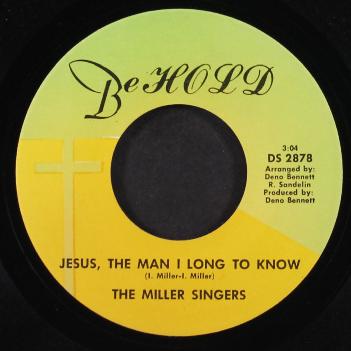 think of his goodness to you / jesus, the man i long to know by MILLER SINGERS
