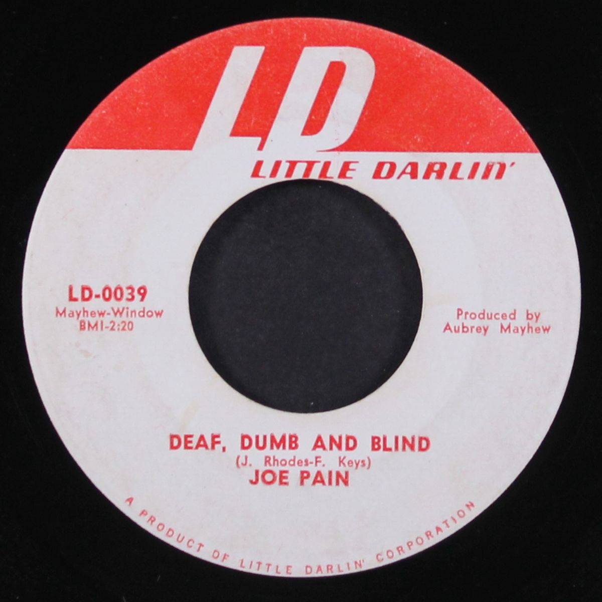 then love dies / deaf dumb and blind by JOE PAIN