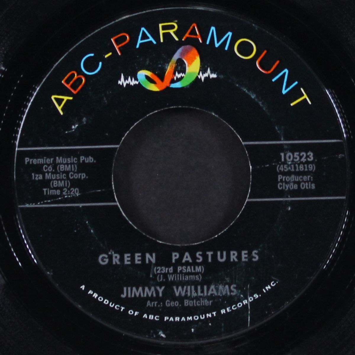 i'm strung out over you baby / green pastures by JIMMY WILLIAMS