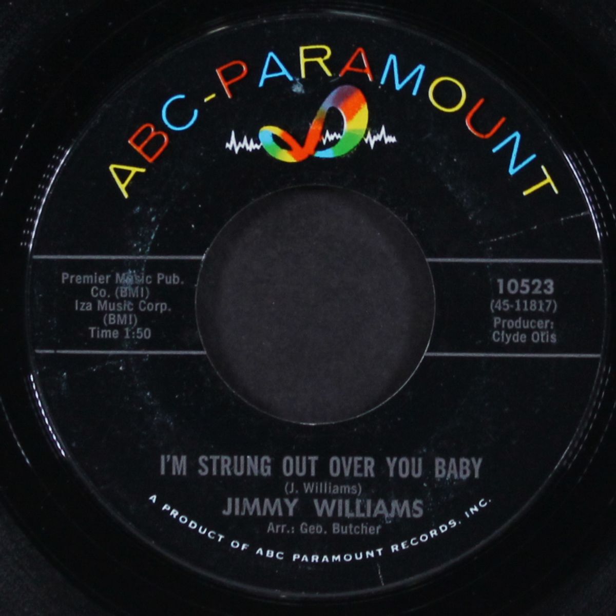 i'm strung out over you baby / green pastures by JIMMY WILLIAMS