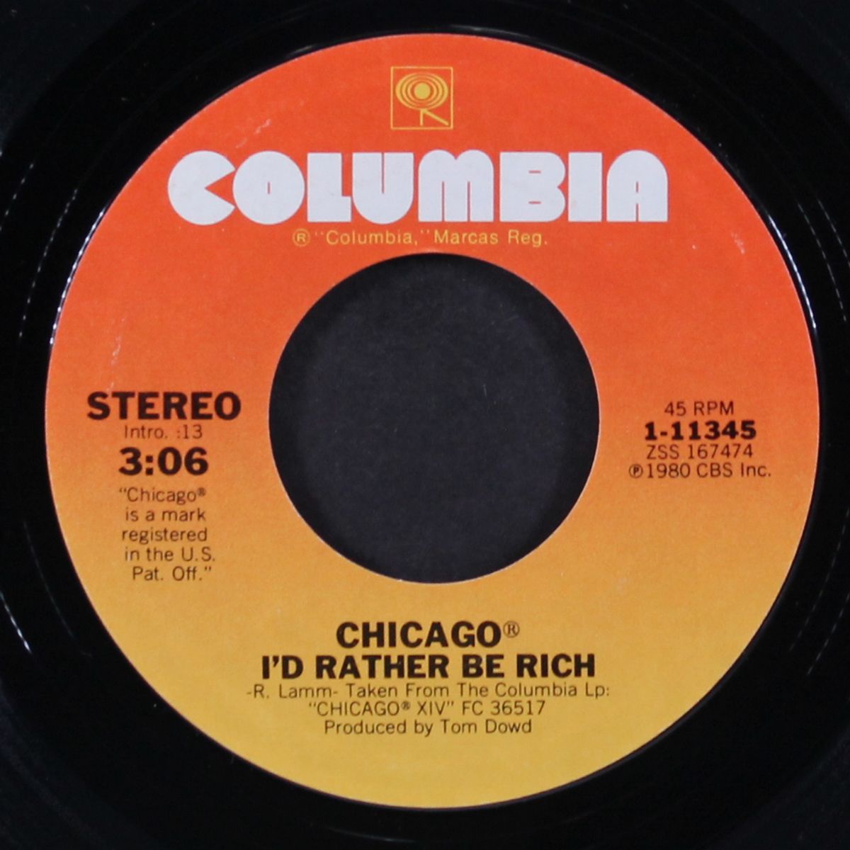 thiunder & lightning / i'd rather be rich by CHICAGO