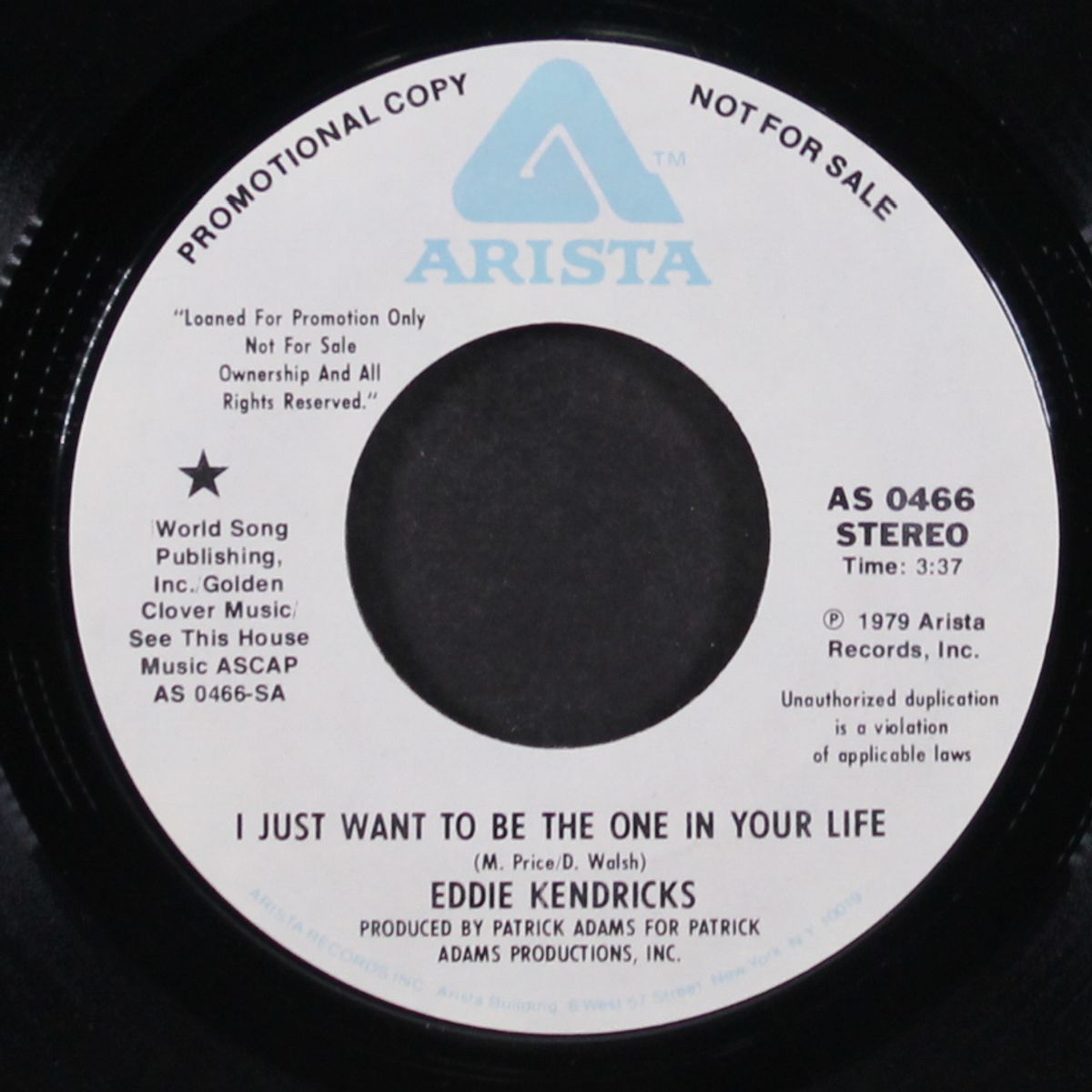 i just want to be the one in your life / mono by EDDIE KENDRICKS