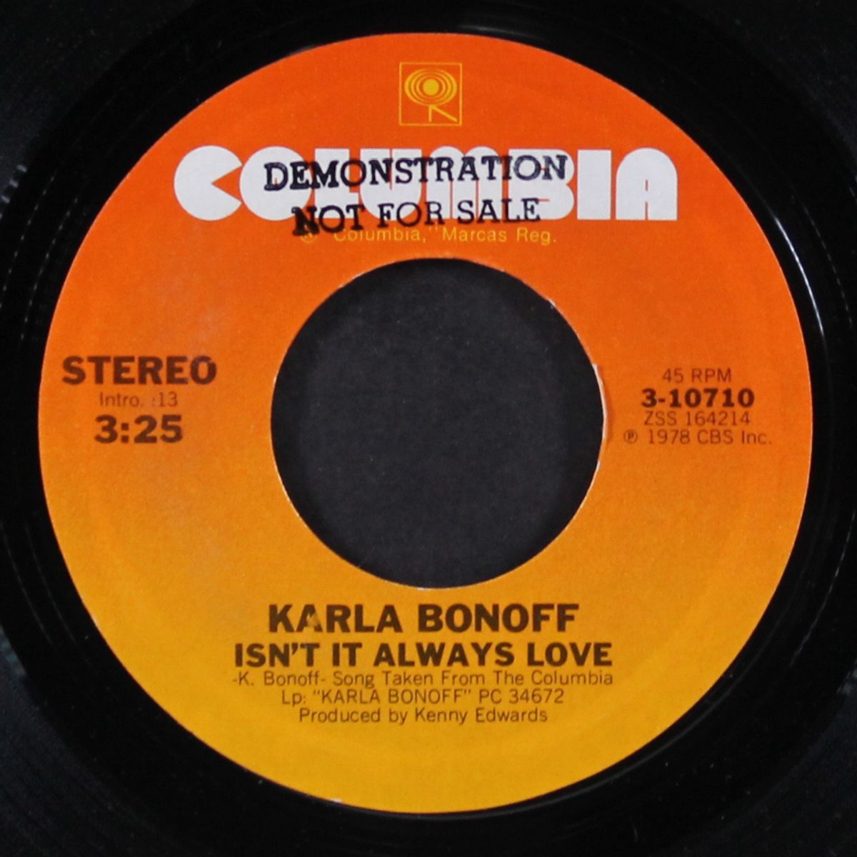isn't it always love / rose in the garden by KARLA BONOFF