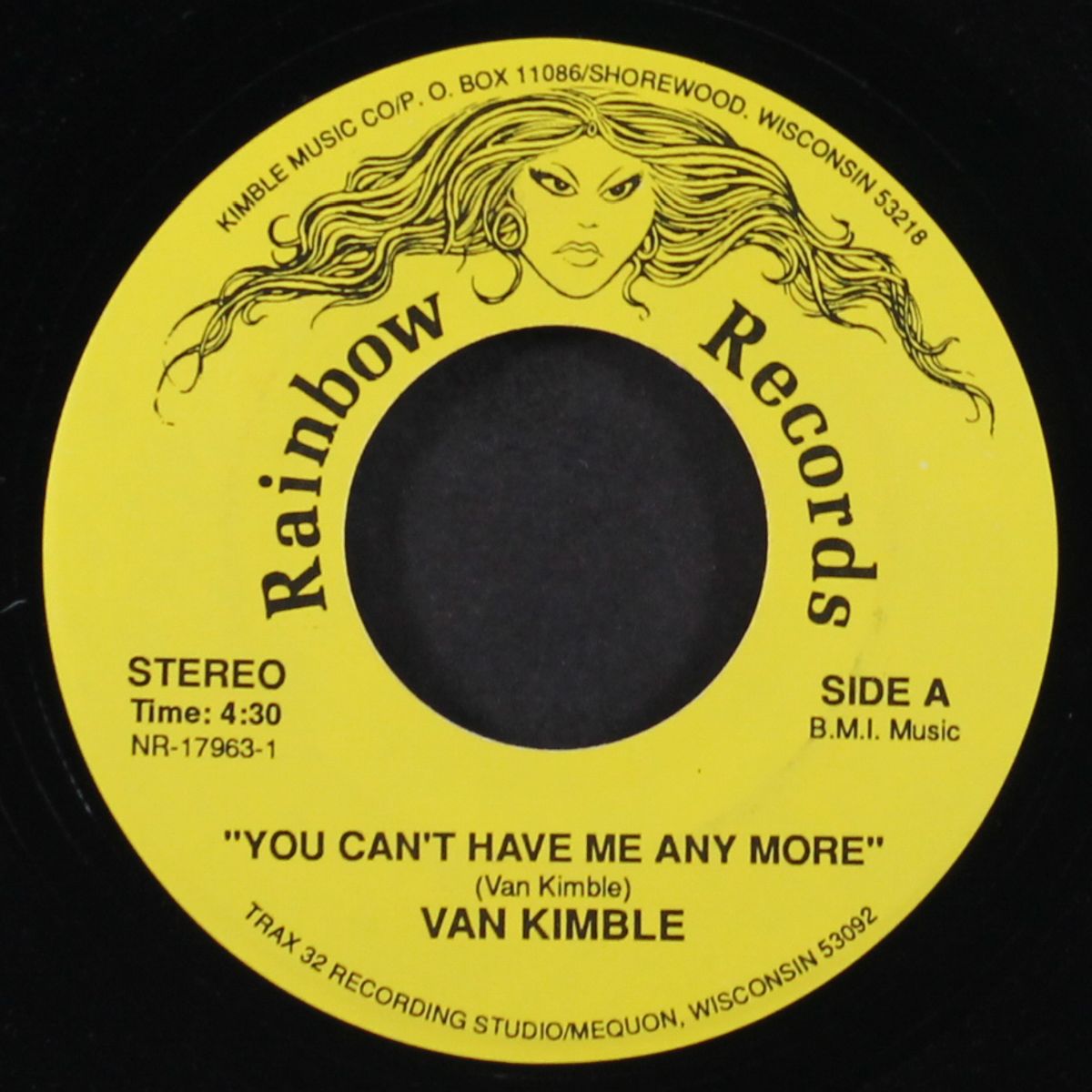 you can't have me any more / i don't need (no good advice) by VAN KIMBLE