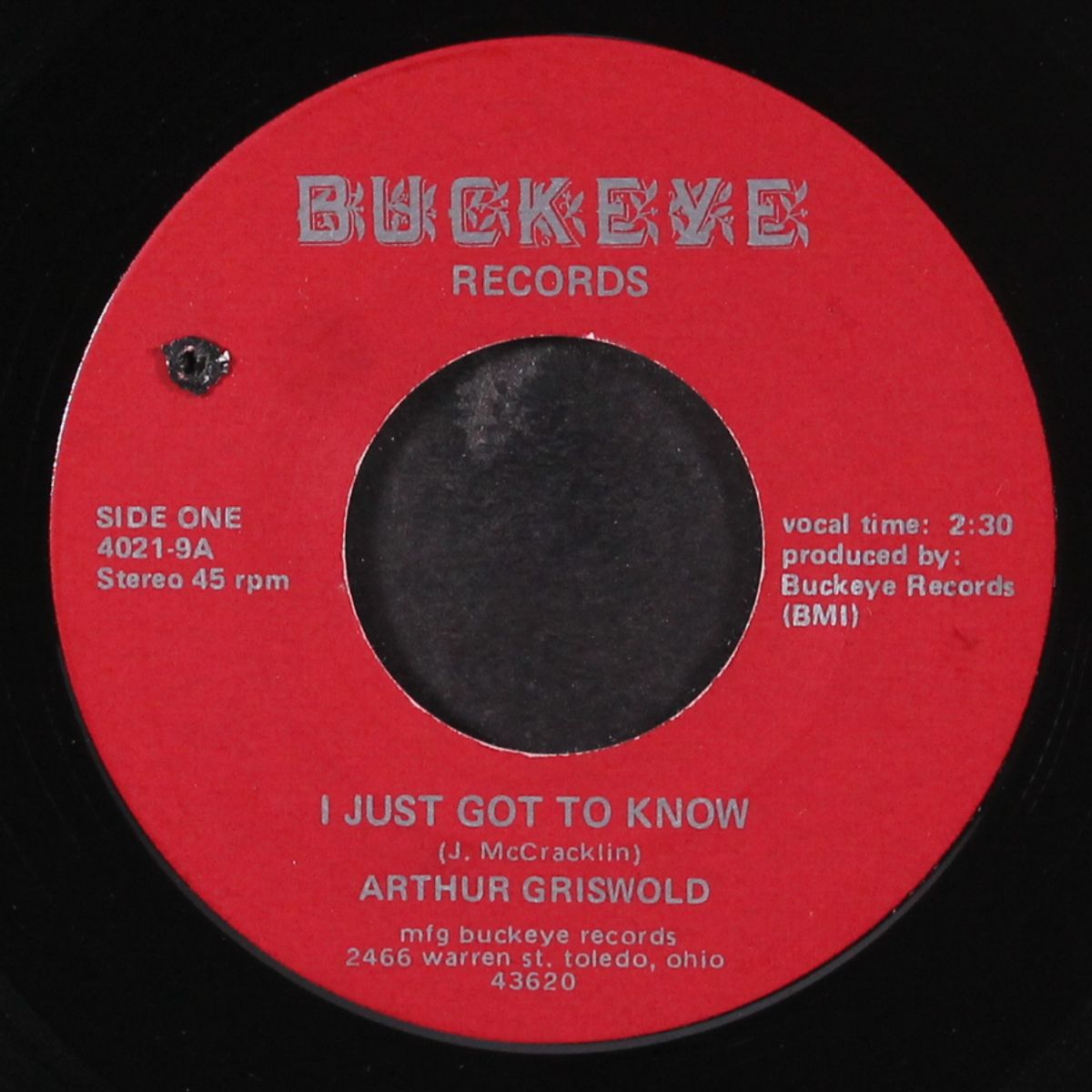look what the fool made me do / i just got to know by ARTHUR GRISWOLD