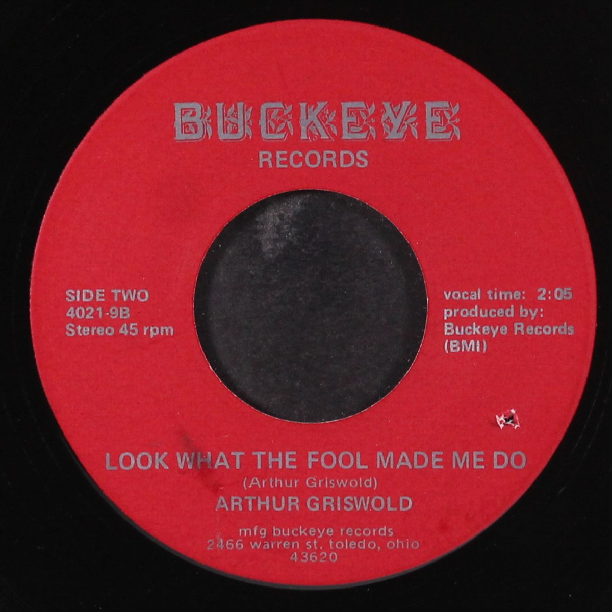 look what the fool made me do / i just got to know by ARTHUR GRISWOLD