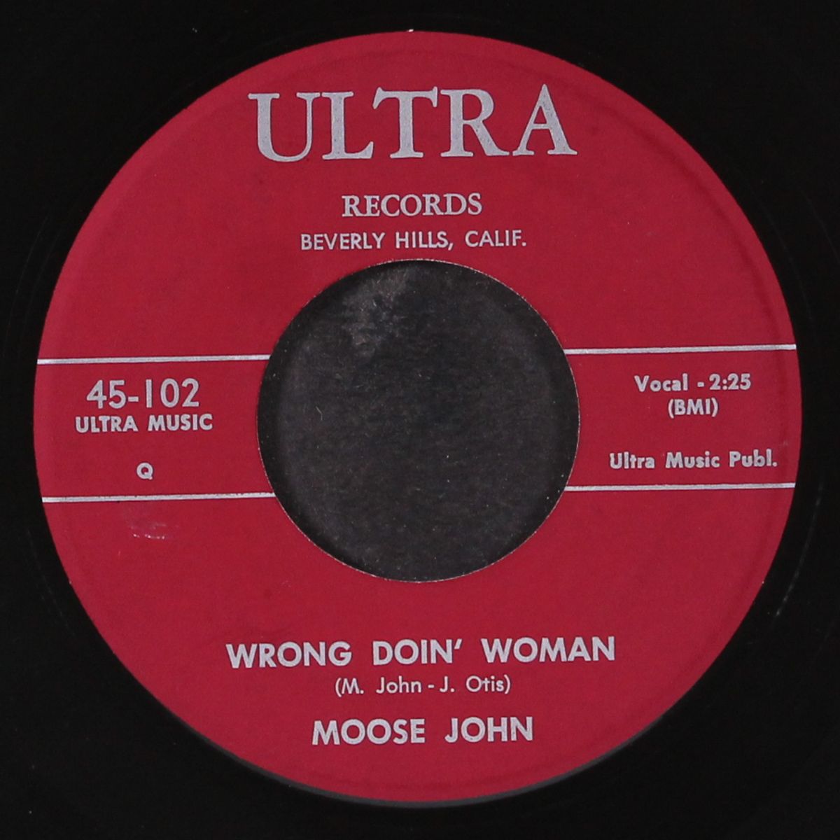 talkin' bout me / wrong doin' woman by MOOSE JOHN