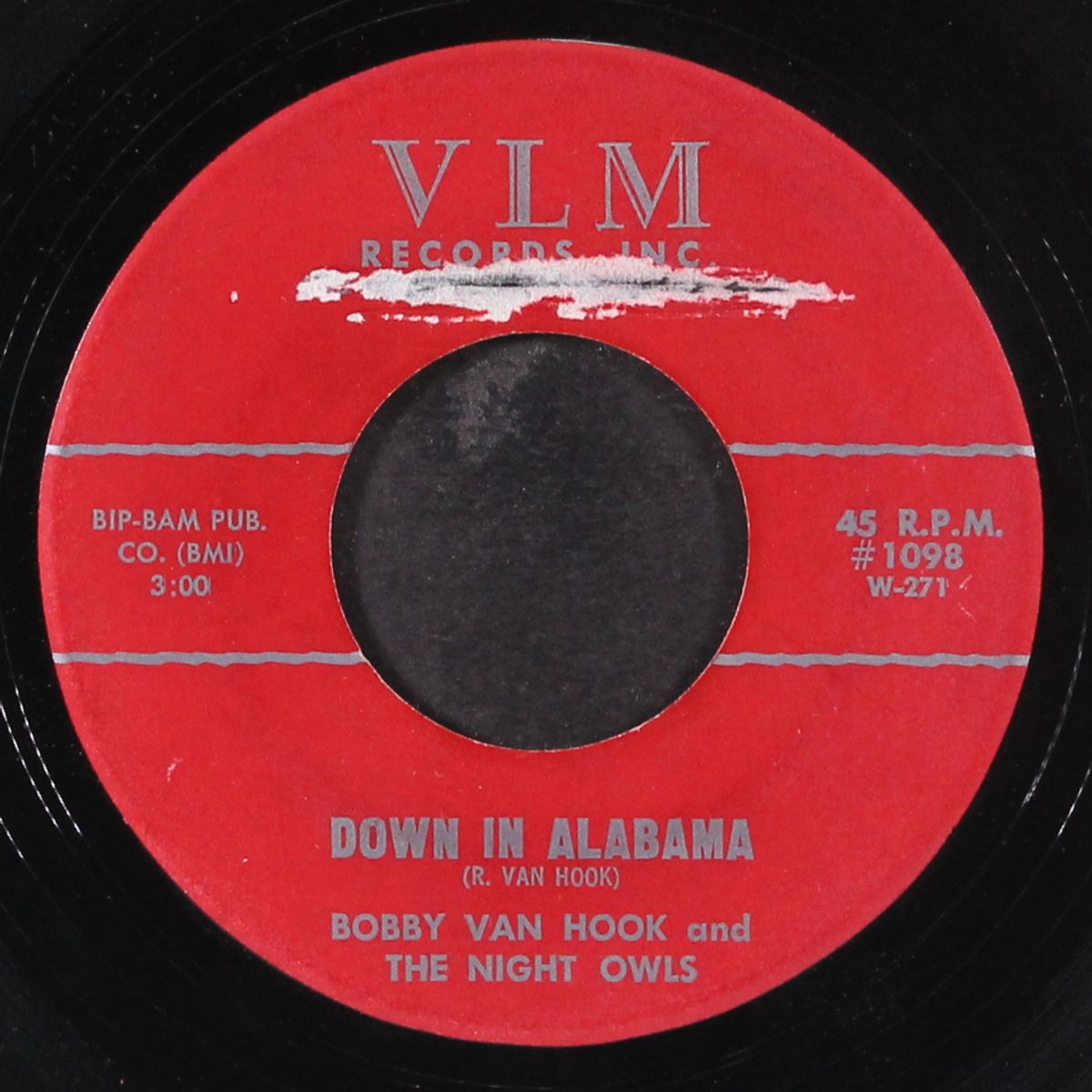 down in alabama / baby one more time by BOBBY VAN HOOK