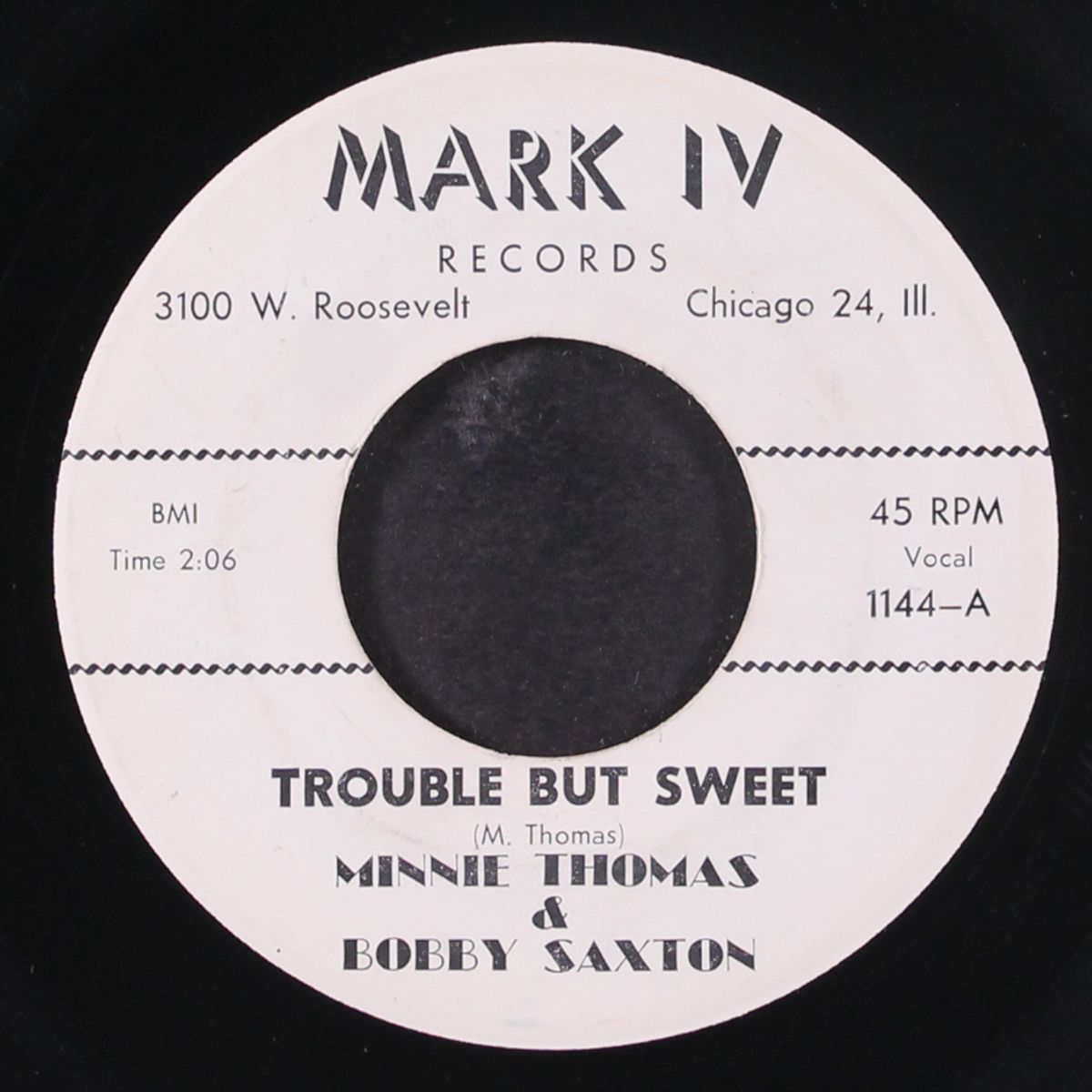 trouble but sweet by MINNIE THOMAS & BOBBY SAXTON