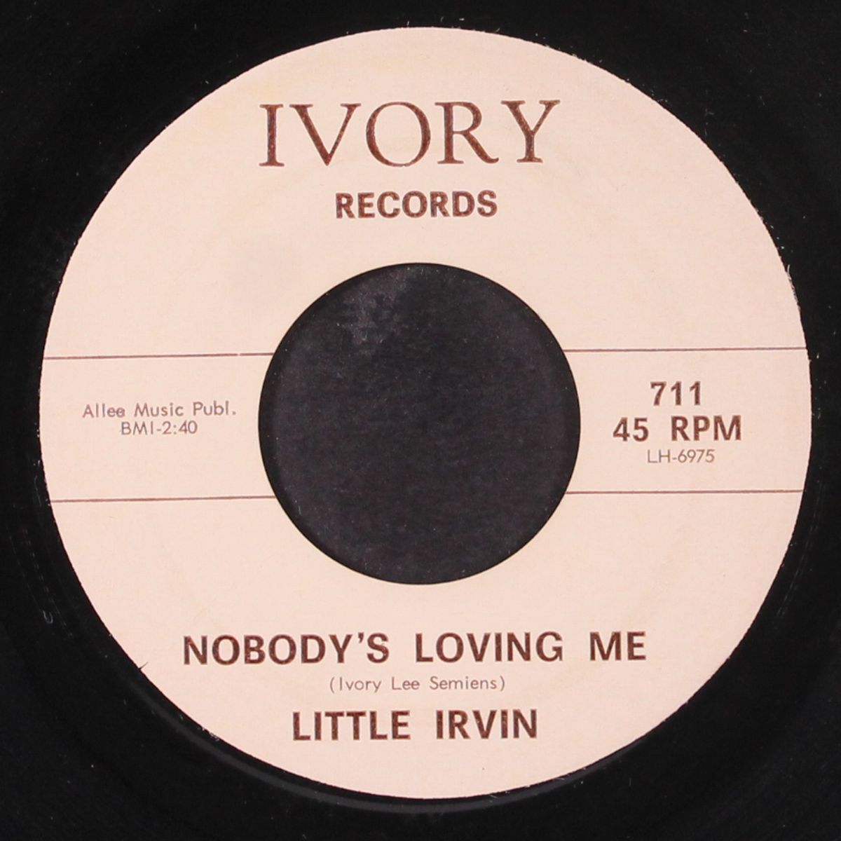 who's loving you / nobody's loving me by LITTLE IRVIN